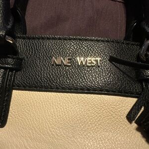Nine West Black and Tan Shoulder Bag